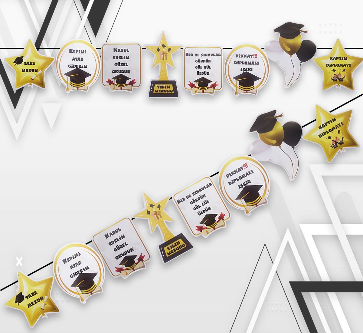 Mezuniyet Süslemeleri Asma Süs