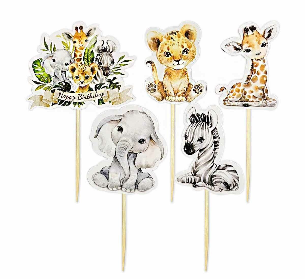 Sevimli Hayvanlar Parti Kürdanları 10 Adet