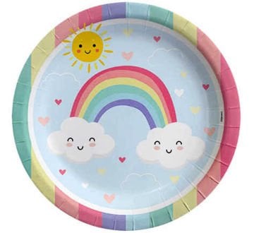 Gökkuşağı Temalı Parti Tabakları
