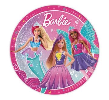 Barbie Partisi Doğum Günü Tabakları