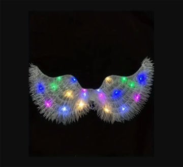 Işıklı Melek Kanadı Beyaz