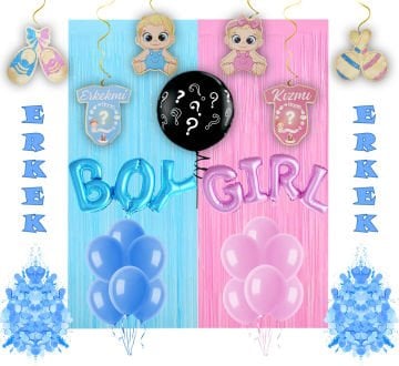 Cinsiyet Partisi Seti Erkek Bebek