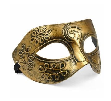 Gold Renk Venedik Maskesi Eskitme