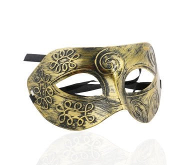 Gold Renk Venedik Maskesi Eskitme