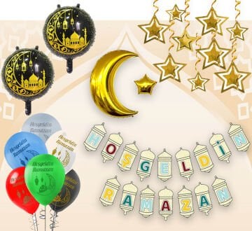 Hoş Geldin Ramazan Yazılı Ramazan Süslemesi