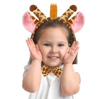 Zürafa Kostüm Aksesuarı Set