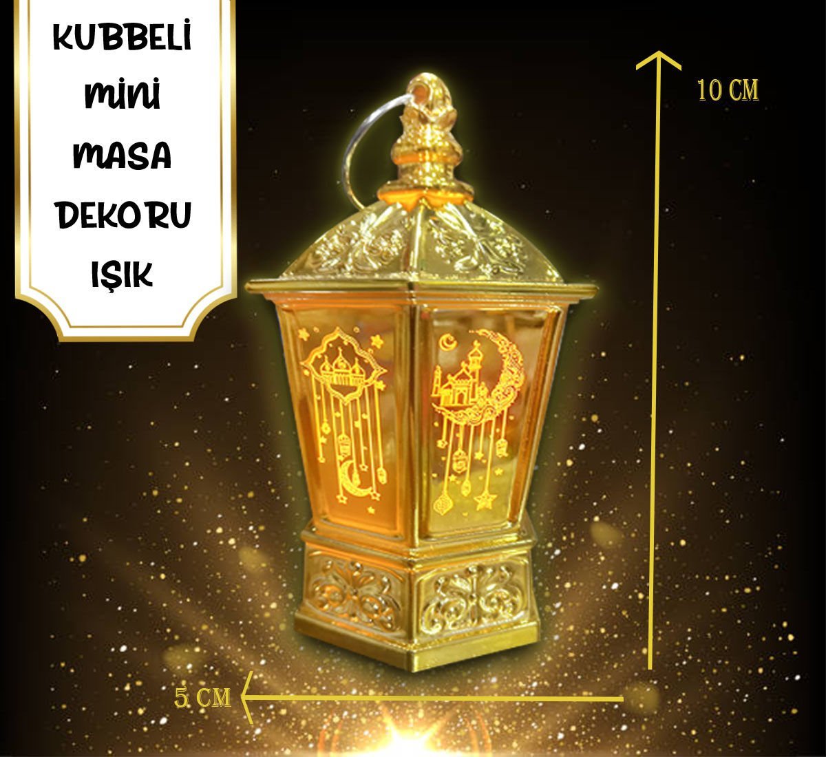 Ramazan Kandil Dekor Led Işık Mini Boy