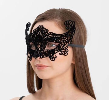 Dantel Balo Maskesi Siyah