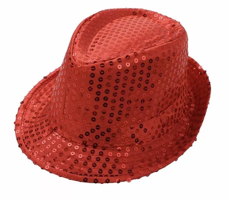 Kırmızı Renk Michael Jackson Şapkası Çocuk