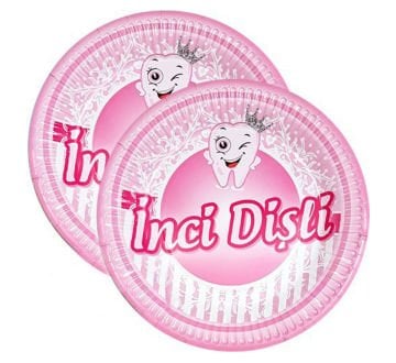 İlk Dişim Çıktı Diş Buğdayı Parti Tabağı Kız
