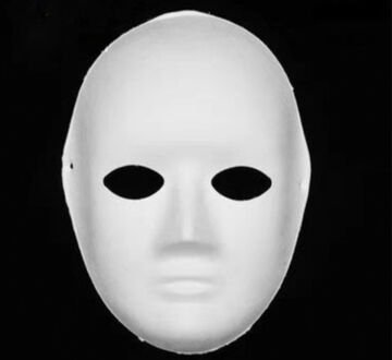 Boyanabilir Maske Yüz Maskesi Boyama