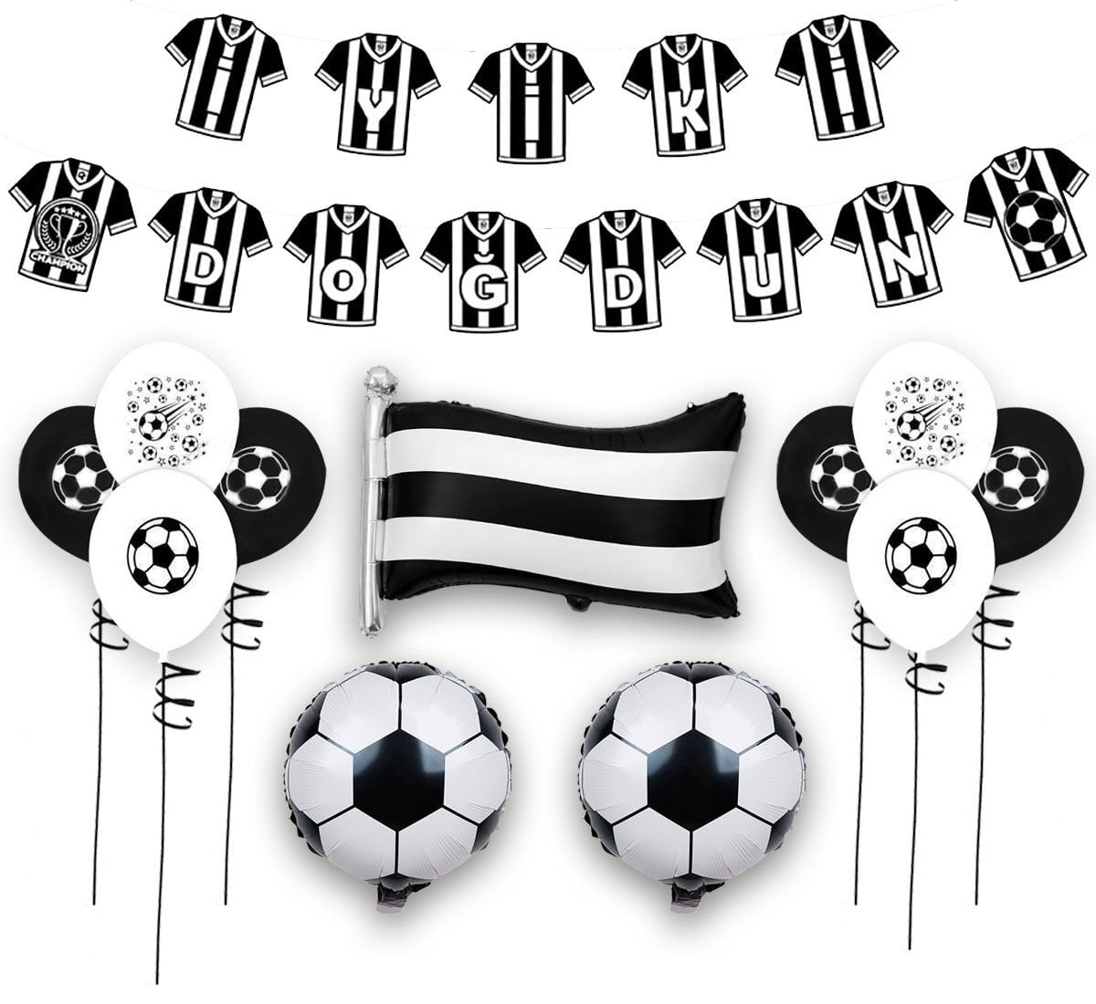 Futbol Temalı Doğum Günü Seti