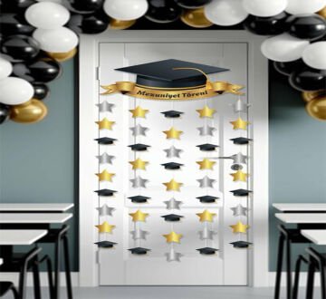 Mezuniyet Töreni Duvar Süslemesi