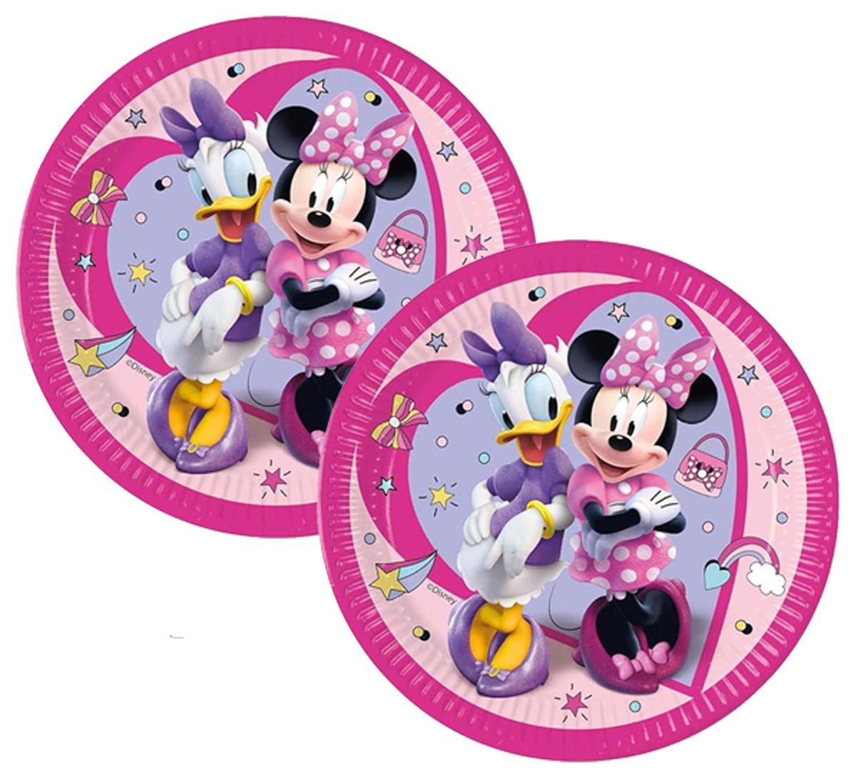 Minnie Mouse Doğum Günü Tabakları