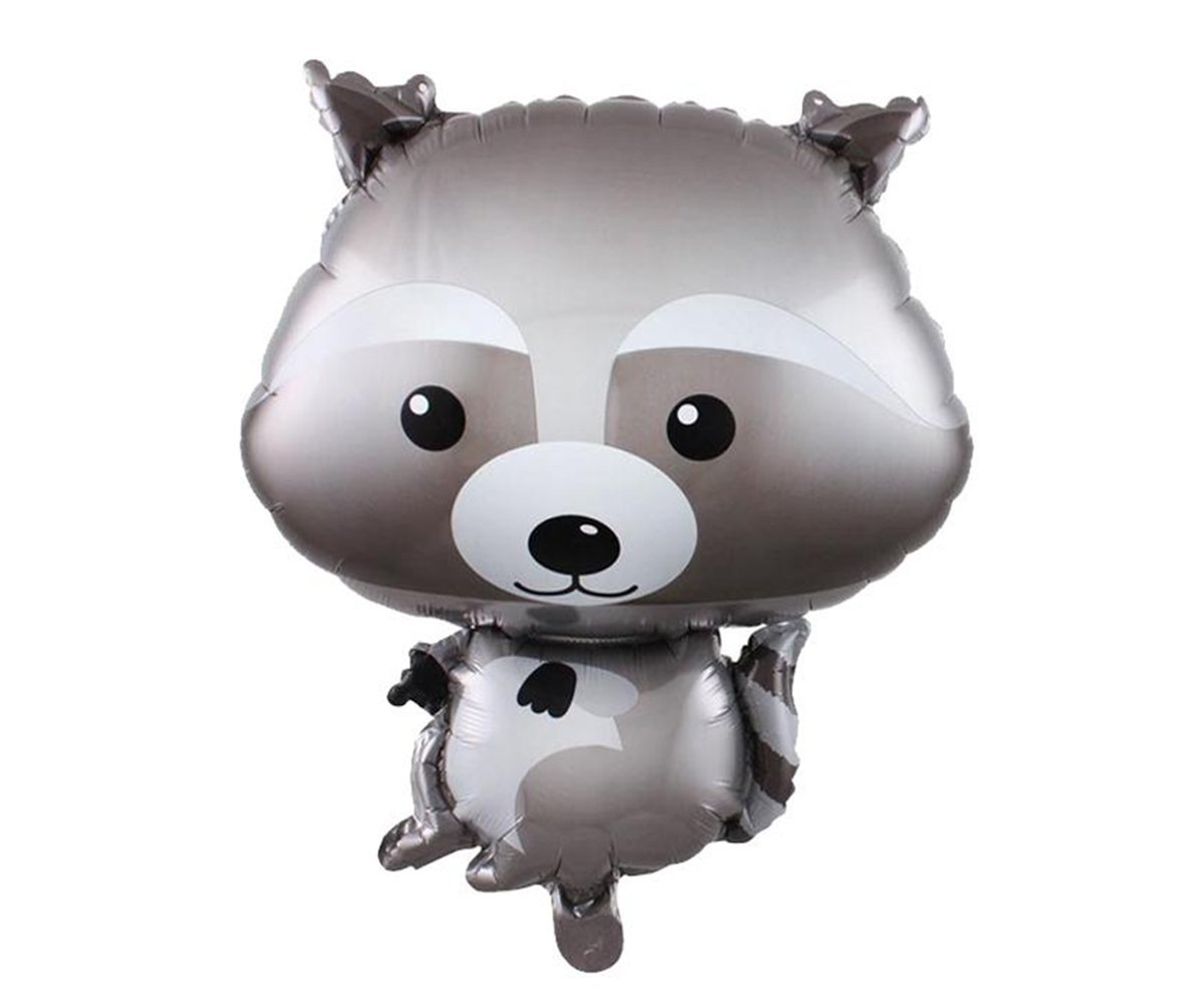 Orman Hayvanı Rakun Folyo Balonu