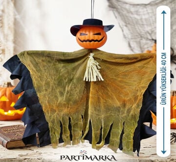 Halloween Balkabağı Dekoru Asma Süs