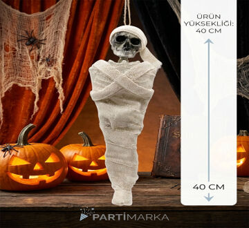 Halloween Mumya İskelet Dekoru