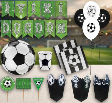 Futbol Temalı Parti Seti 24 Kişilik