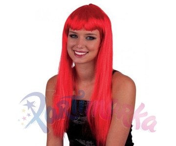 Uzun Takma Peruk Saç Kırmızı