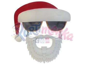 Yılbaşı Noel Baba Sakallı Gözlük