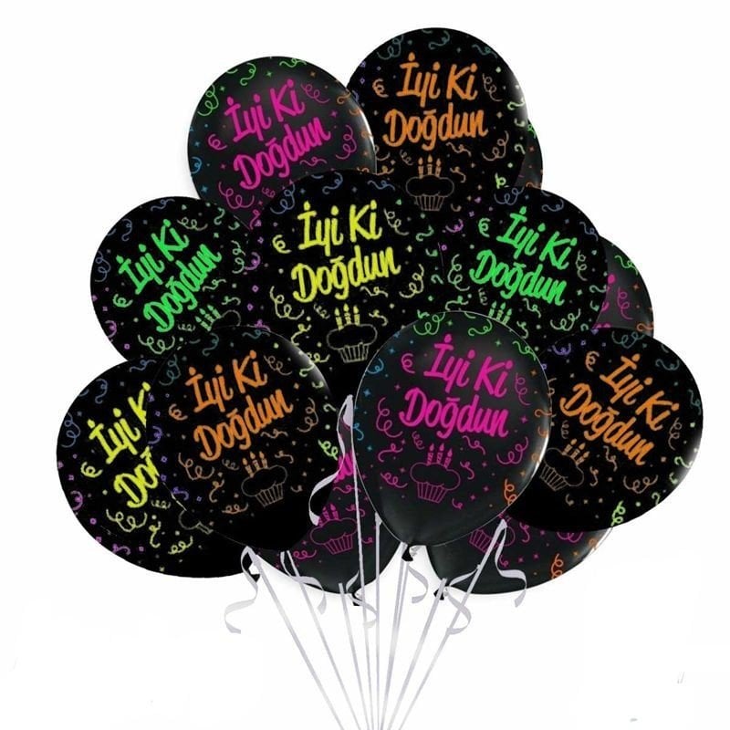 Fosforlu İyiki Doğdun Balonları
