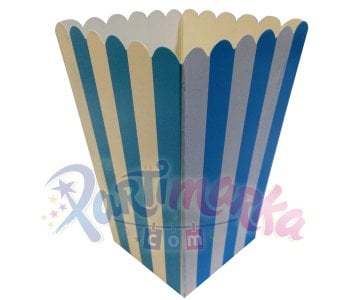 Mavi Çizgili Mısır Kutuları