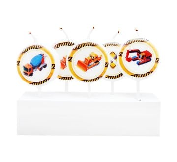 İnşaat Temalı Pasta Mumları