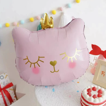 Sevimli Prenses Kedi Folyo Balon
