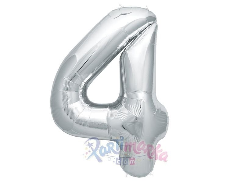 4 Yaş Doğum Günü Folyo Balonu 75 cm