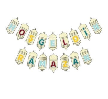 Hoş geldin Ramazan Ayı Süs