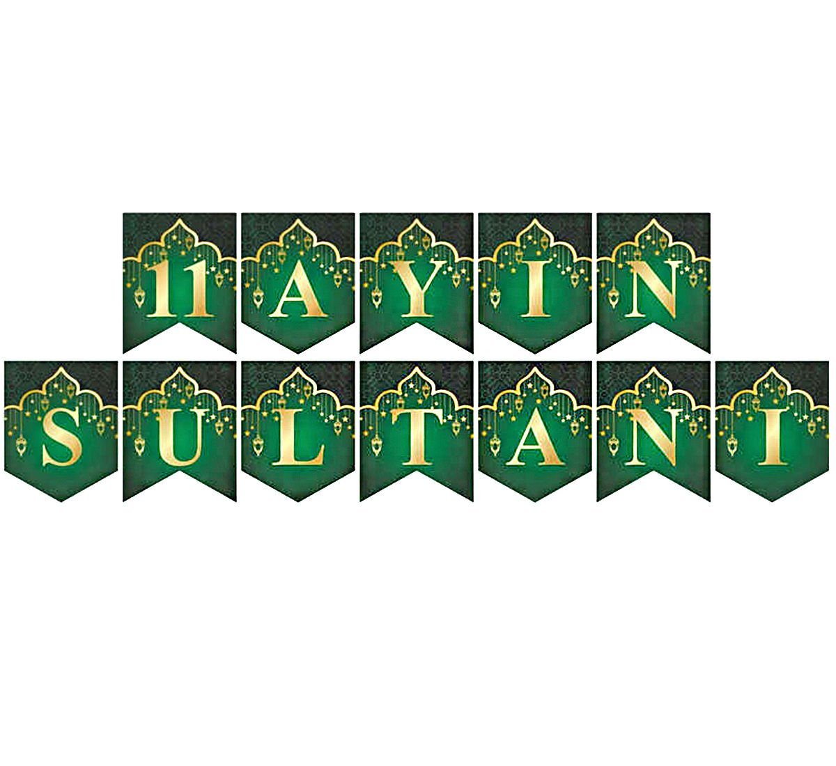 11 Ayın Sultanı Yazısı Yeşil Renk