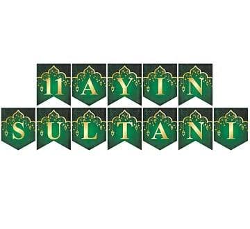 11 Ayın Sultanı Yazısı Yeşil Renk