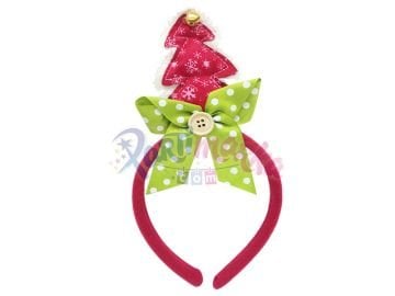 Çanlı Yılbaşı Ağacı Figürlü Parti Tacı