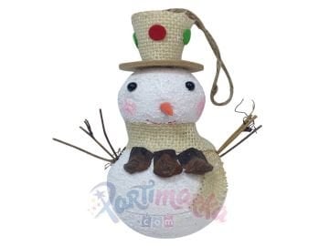 Kardan Adam Yılbaşı Ağacı Süsü