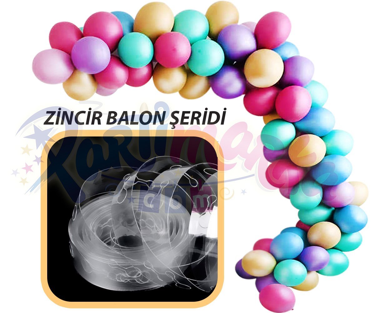 Zincir Balon Şeridi Balon Zinciri Aparatı