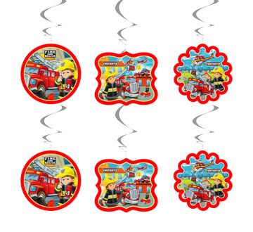 İtfaiyeTemalı Doğum Günü Asma Süsleri