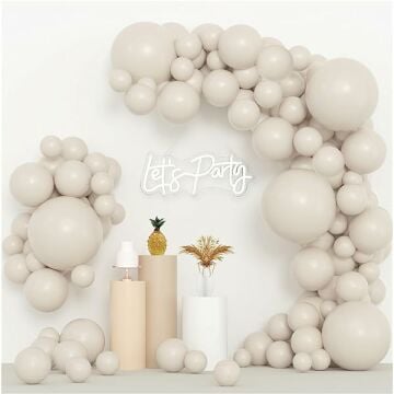 Deniz Kumu Renk Pastel Balon Soft Balonlar